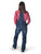 Cowgirl Tuff Womens Double Down Flannel Dark Wash Cotton Blend Bib Overall