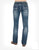 Cowgirl Tuff Womens Medium Wash Cotton Blend Jeans Edgy