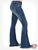Cowgirl Tuff Womens Hurricane Trouser Dark Wash Cotton Blend Jeans