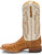 Justin Ivory Mens Antique Saddle Pascoe FQ Ostrich Cowboy Boots 7.5 D