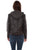 Scully Womens Black Leather Hooded Jacket M