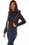 Scully Womens Black Leather Hooded Jacket M