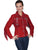 Scully Leather Womens Beaded Fringe Conchos Boar Suede Jacket Red