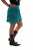 Scully Womens Turquoise Leather Tiered Fringe Skirt L