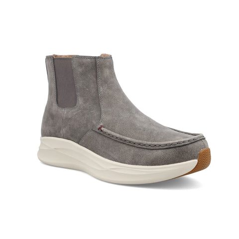 Twisted X Mens Feather X Casual Chelsea Grey Bomber Leather Work Boots