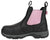 Moxie Trades Womens Angel Comp Toe Chelsea Black Leather Work Boots