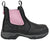 Moxie Trades Womens Angel Comp Toe Chelsea Black Leather Work Boots