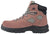 Moxie Trades Womens Lacy Pink Leather Full-Grain Nubuck Work Boots