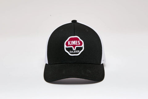 Kimes Ranch Unisex Notary Trucker Black Cotton Baseball Cap Hat