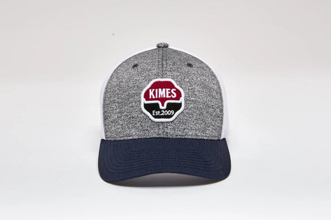 Kimes Ranch Unisex Notary Trucker Grey Heather Cotton Baseball Cap Hat