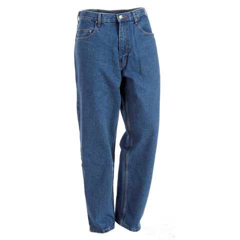 Berne Mens Stone Wash Dark 100% Cotton Classic 5-Pocket Jean