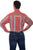Scully Mens Coral 100% Cotton Southwest L/S Shirt