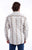 Scully Mens Dobby Stripe Natural 100% Cotton L/S Shirt