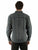 Scully Mens Jacquard Stripe Navy 100% Cotton L/S Shirt