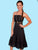 Scully Womens Tube Top Black 100% Cotton S/L Dress