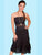Scully Womens Tube Top Black 100% Cotton S/L Dress