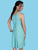 Scully Womens Spaghetti Strap Mint 100% Cotton S/L Dress M