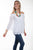 Scully Womens Off Shoulder Eyelet White 100% Cotton S/S Blouse