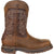 Rocky Mens Medium Chocolate Leather Iron Skull CT WP Work Boots