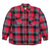 Berne Mens Plaid Red E 100% Cotton Flannel Shirt Jacket L/S
