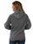 Cowgirl Tuff Womens Hard Knocks Gray Poly/Rayon Hoodie