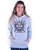 Cowgirl Tuff Womens Aztec Print Ash Poly/Rayon Hoodie
