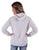 Cowgirl Tuff Womens Never Give Up Ash Poly/Rayon Hoodie