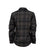 STS Ranchwear Womens Trapper Shirt Gray/Navy Plaid 100% Polyester Cotton Jacket