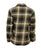 STS Ranchwear Womens Trapper Shirt Green/Navy Plaid 100% Polyester Cotton Jacket