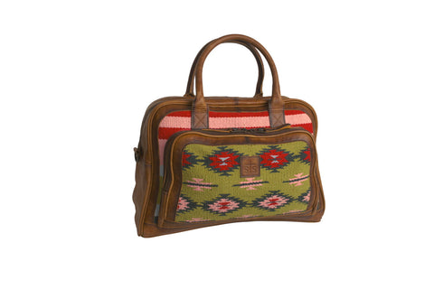 STS Ranchwear Womens Baja Dreams Zoey Multi-Color Leather Carry-On Bag OS