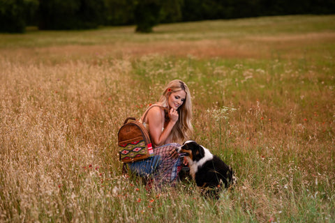 STS Ranchwear Womens Baja Dreams Mini Multi-Color Leather Backpack