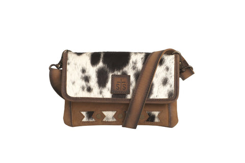 STS Ranchwear Womens Roswell Harper Tan Cowhide Crossbody Bag