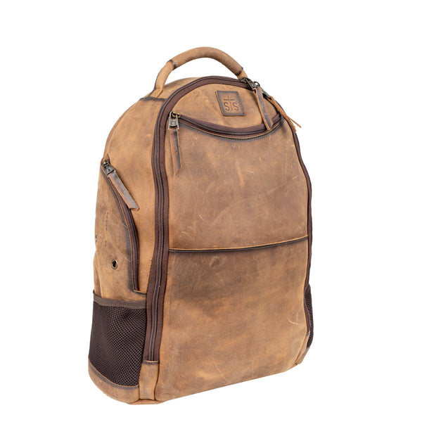 STS Ranchwear Mens Foreman Theo Veg-Tan Leather Backpack – The