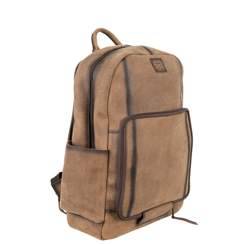 STS Ranchwear Mens Foreman Veg-Tan Leather Backpack