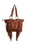 STS Ranchwear Womens Indie Walnut Buffalo Leather Shoulder Tote Bag