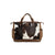 STS Ranchwear Womens Amelia Distressed Brown Cowhide Tote Bag