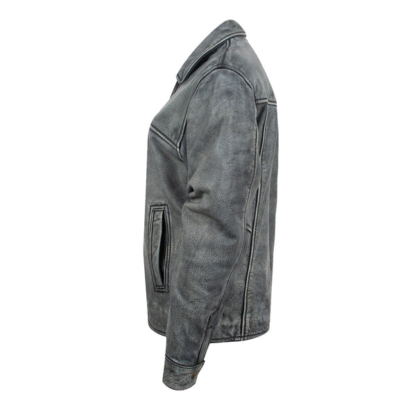 STS Ranchwear Womens Rifleman Stone Wash Leather Leather Jacket