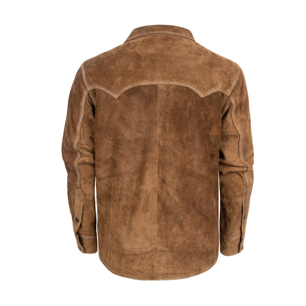 STS Ranchwear Mens Scottsdale Caramel Suede Leather Jacket – The