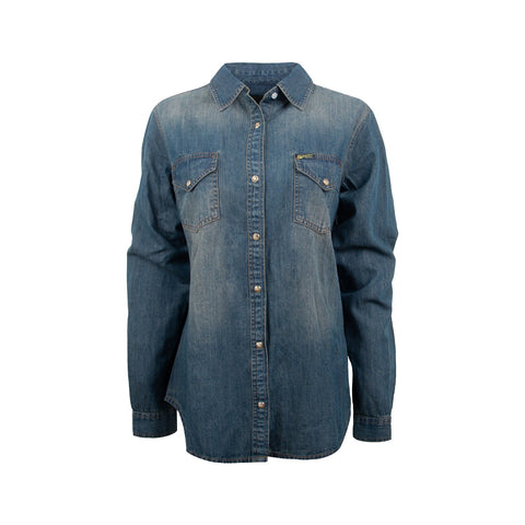 STS Ranchwear Womens Parker Denim 100% Cotton L/S Shirt