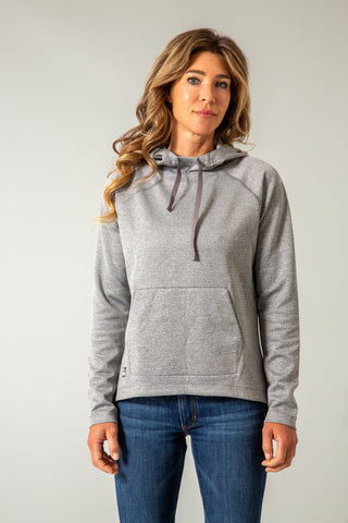 Kimes Ranch Womens Sedona Grey Heather 100% Polyester Hoodie