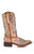 Corral Youth Girls T0104 Beige Leather 11in Butterfly Inlay Cowboy Boots