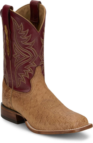 Tony Lama Mens Dolcetto 11in Western Umber/Red Leather Cowboy Boots