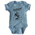 Rockmount Unisex Bronc Rider Blue 100% Cotton Onesie