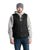 Berne Mens Black 100% Cotton V-Neck Vest
