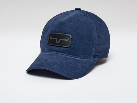 Kimes Ranch Unisex Vanguard Carbon Blue Canvas Baseball Cap Hat