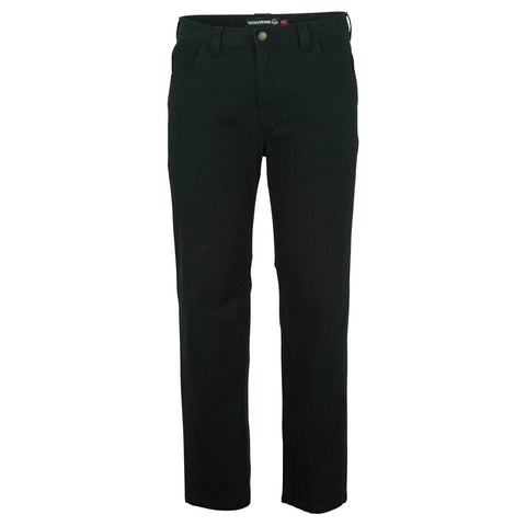 Wolverine Mens Black Cotton Blend 5 Pocket Pant 40x34