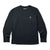 Wolverine Mens Black Polyester L/S Tactical Sun-Stop Eco Crew