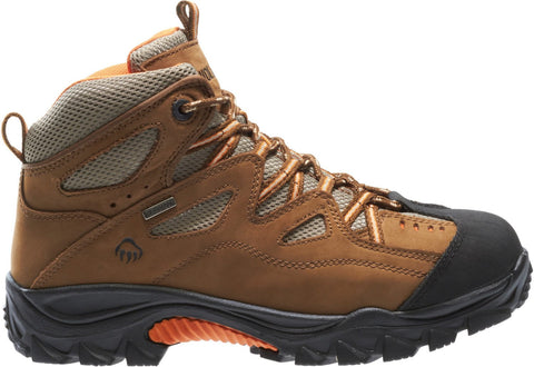 Wolverine Mens Light Brown/Orange Leather Durant WP ST EH Work Boots