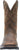 Wolverine Mens Dark Brown/Rust Leather Rancher Wellington Work Boots