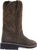 Wolverine Mens Dark Brown/Rust Leather Rancher Wellington Work Boots
